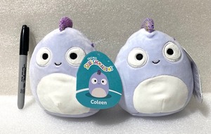 lot 104 image: Lot Of 2 - New With Tags Original Squishmallows 5 Coleen The Chameleon - As Shown