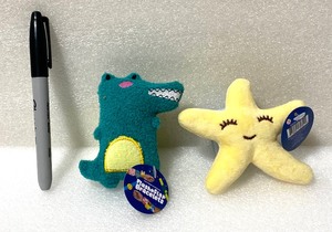 lot 113 image: Lot Of 2 New With Tags - ToyTown Express Plush Slap Bracelets, (1) Alligator & (1) Star - As Shown