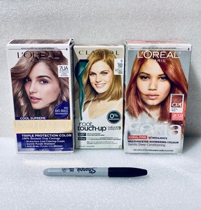 lot 121 image: Lot Of 3 New - Assorted Hair Color & Accessories - As Shown