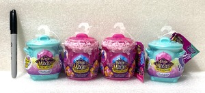 lot 134 image: Lot Of 4 - New Magic Mixies Mixlings Collectors Cauldron - As Shown