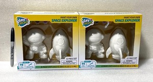lot 138 image: Lot Of 2 New - Play Right Paint Your Own Space Explorer - As Shown