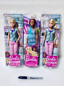 lot 162 image: Lot Of 3 New - Barbie Dolls - As Shown