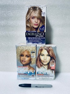 lot 167 image: Lot Of 3 New - Loreal Hair Color - As Shown - Total Retail $30