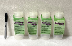 lot 188 image: Lot Of 4 - New 6 Oz. Applicator Bottles - As Shown