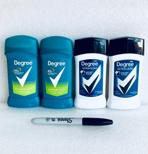 lot 213 image: Lot Of 4 New - Degree Deodorant - As Shown