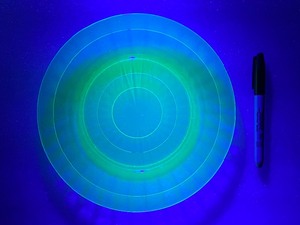 lot 226 image: 9 14 Uranium Plate - In Condition As Shown
