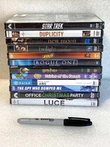 lot 240 image: Lot of 12 New - Assorted DVD Movies - As Shown
