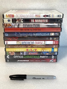 lot 241 image: Lot of 12 New - Assorted DVD Movies - As Shown