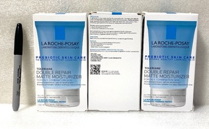 lot 248 image: Lot Of 3 - New Other La Roche-Posay Toleriane Double Repair Matte Moisturizer - As Shown