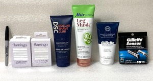 lot 249 image: Lot Of 6 New - (3) Shaving Cartridges & (3) Skin Creams - As Shown