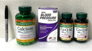 lot 251 image: Lot Of 4 New - (3) Natures Bounty Pills & (1) BPH Blood Pressure Support Pills - As Shown