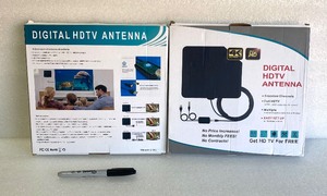 lot 146 image: Lot of 2 - New Digital HDTV Antenna 4K Ultra HD Full HD - As Shown