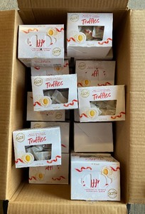 lot 287 image: Lot Of 26 New - Nice White Chocolate Almond & Coconut Truffles, 4.1 Oz Per Bag - As Shown