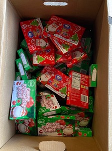 lot 299 image: Lot Of 10 - New Joy Rancher Candy Canes Original Flavors 12Ct , 5.28 Oz Per Box - As Shown