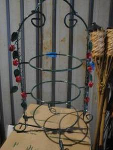 lot 48 image: 3 Tier PieDessert Rack, 12 in.x 8 in. rd x 22 in.