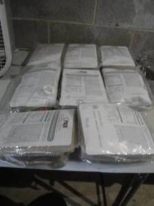lot 57 image: 8- APack Ready Meals with Heater, Self Heating Emergency Meals, Mixed Meals