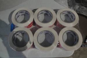 lot 28 image: 6-Rolls Of 5-Rd. x 2-Wide Tape Logic Stop-If Seal Is Broken-Tape- Note 6 X Money