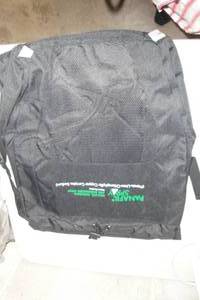 lot 64 image: 3 New Black String Bag Backpacks