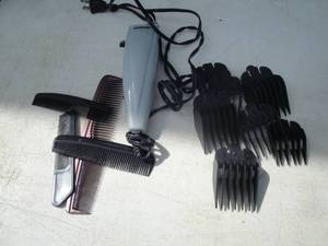 lot 101 image: 2-ClipperTrimmer Sets, 1-Electric with Attachments (Works), 1-Rechargable with Charger, No Attachments, Untested