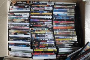 lot 131 image: Large Lot Of Over 100- Mixed DVD Movies, Mixed Titles, Ratings Unknown
