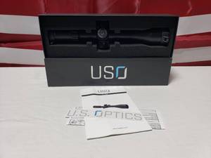 lot 4 image: NEW US Optics TS-25X JVCR 5-25x 50mm Rifle Scope, 30mm Tube, First Focal Plane w Illuminated JVCR Reticle