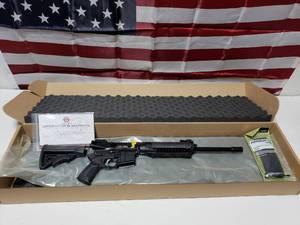 lot 10 image: NEW LWRC 16 IC-A2 5.56mm NATO 16 Rifle w Magpul MOE 30 Round Mag - Black, Model ICA2RB16