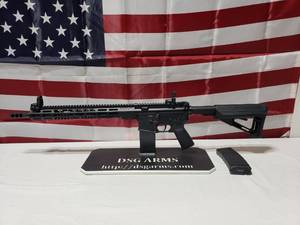 lot 13 image: NEW Armalite M15 5.56mm Tactical Rifle w 16 Barrel, Magpul MOE 30 Round Magazine - Black, Model ARMM15TAC16
