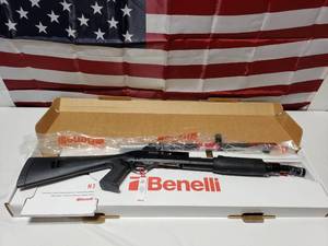 lot 18 image: NEW Benelli 11606 M3 12GA Tactical Shotgun w 19 Barrel, Synthetic Stock Pistol Grip & Ghost Ring Night Sights - Black, Model 11606