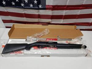 lot 23 image: NEW Benelli 20090 Nova Tactical 12GA Shotgun w 18.5 Barrel - Titanium & H20 Black, Model 20090