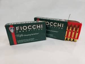 lot 175 image: Fiocchi .308 Win 150gr FMJ 308A Ammo.  20 Rounds Per Box.  PRICE IS PER BOX. - QUANTITY 2 - BID IS TIMES THE QUANTITY