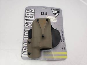 lot 305 image: D4 Heckler &amp Koch VP9 X300U Holster w Safariland QLS - Right Hand - Black