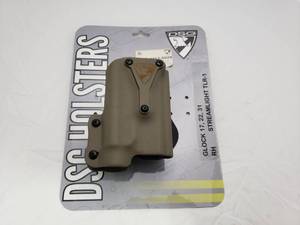 lot 315 image: D4 Glock� 17223147 TLR-1 Holster w G-Code Paddle - Right Hand - Tan