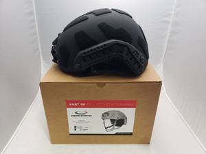 lot 332 image: Ops Core FAST SF Super High Cut Ballistic Helmet w OCC Dial   Black - Xtra-large - Black