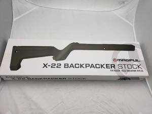 lot 351 image: MAGPUL Hunter X22 Backpacker Ruger 1022 Takedown Stock   Olive Drab Green