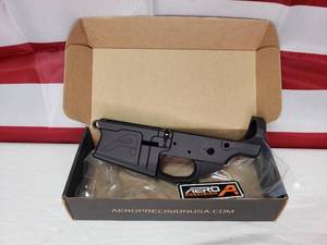 lot 84 image: NEW Aero Precision M5 .308 Stripped Lower Receiver - DPMS Cut