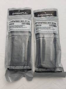 lot 230 image: MAGPUL MAG556 PMAG 30rd w Window GEN M3   Black - QUANTITY 2 - BID IS TIMES THE QUANTITY
