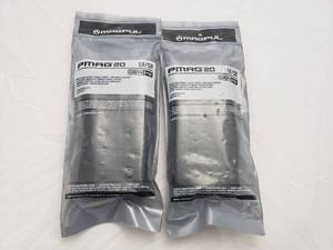lot 249 image: MAGPUL PMAG 20rd 7.62 LRSR Gen M3 Magazine   Black - QUANTITY 2 - BID IS TIMES THE QUANTITY