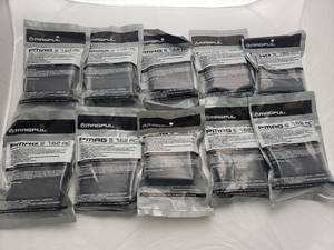 lot 264 image: MAGPUL PMAG 7.62 mm 5rd Short Action AICS Magazine   Black - QUANTITY 10 - BID IS TIMES THE QUANTITY