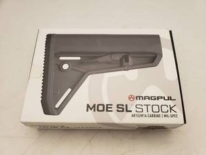 lot 493 image: MAGPUL MOE SL Carbine Stock Milspec Model   Grey
