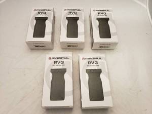 lot 588 image: MAGPUL MOE RVG Rail Vertical Grip   Olive Drab Green - QUANTITY 5 - BID IS TIMES THE QUANTITY