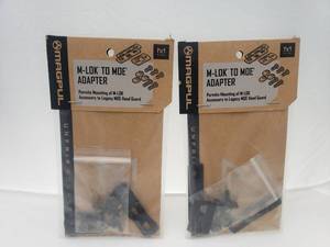 lot 784 image: MAGPUL M LOK to MOE Adapter Kit - QUANTITY 2 - BID IS TIMES THE QUANTITY