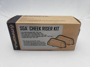 lot 717 image: MAGPUL SGA High Cheek Riser Kit .50inch & .75inch   Black
