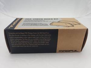 lot 719 image: MAGPUL SGA High Cheek Riser Kit .50inch & .75inch   Black