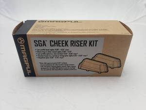 lot 758 image: MAGPUL SGA Low Cheek Riser Kit .25inch & .50inch   Olive Drab Green