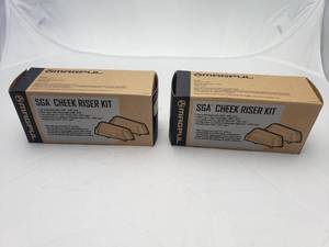 lot 760 image: MAGPUL SGA Low Cheek Riser Kit .25inch & .50inch   Olive Drab Green - QUANTITY 2 - BID IS TIMES THE QUANTITY