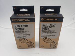 lot 837 image: MAGPUL Rail Light Mount 11 O Clock   Left Side - QUANTITY 2 - BID IS TIMES THE QUANTITY