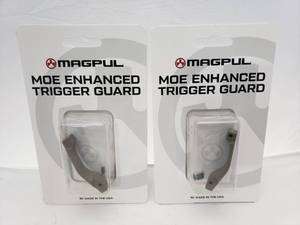 lot 967 image: Magpul Enhanced Trigger Guard, Polymer   AR15M4   Flat Dark Earth - QUANTITY 2 - BID IS TIMES THE QUANTITY