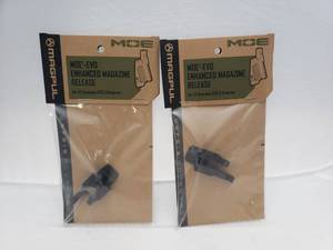 lot 1074 image: MAGPUL MOE EVO Enhanced Magazine Release   CZ Scorpion EVO 3   Black - QUANTITY 2 - BID IS TIMES THE QUANTITY