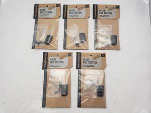 lot 1380 image: MAGPUL M LOK 3 Slot Polymer Rail Section - QUANTITY 5 - BID IS TIMES THE QUANTITY