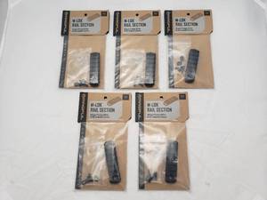 lot 1393 image: MAGPUL M LOK 7 Slot Polymer Rail Section - QUANTITY 5 - BID IS TIMES THE QUANTITY